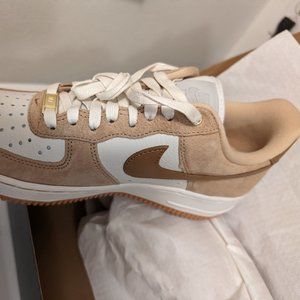 Rose Gold Air Force Ones, Brand New, Size 9.5